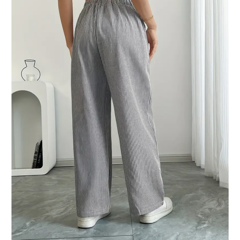 Iryna | Modern Pocket Striped Pant