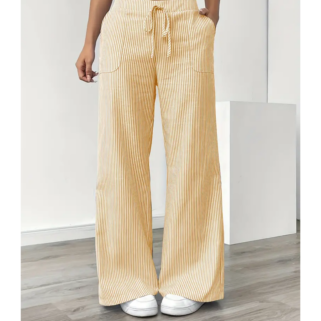 Iryna | Modern Pocket Striped Pant