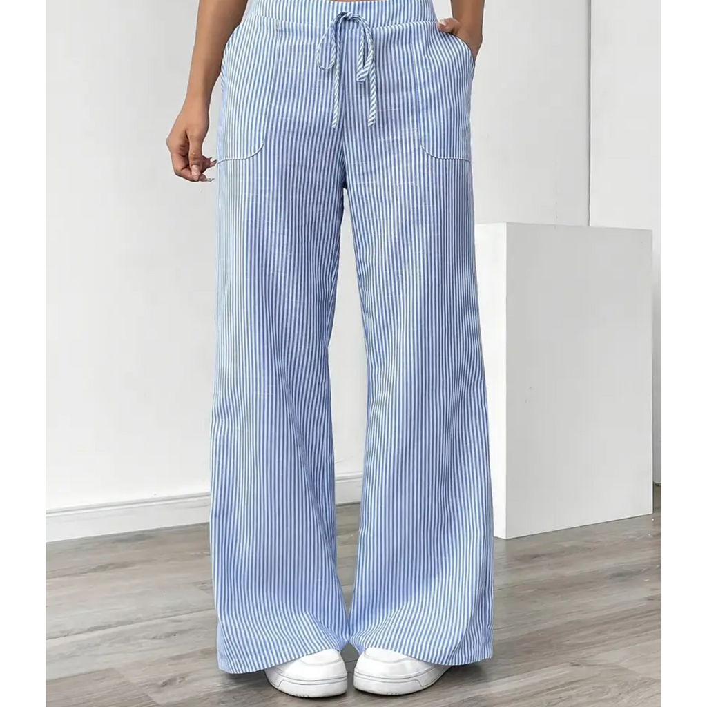 Iryna | Modern Pocket Striped Pant