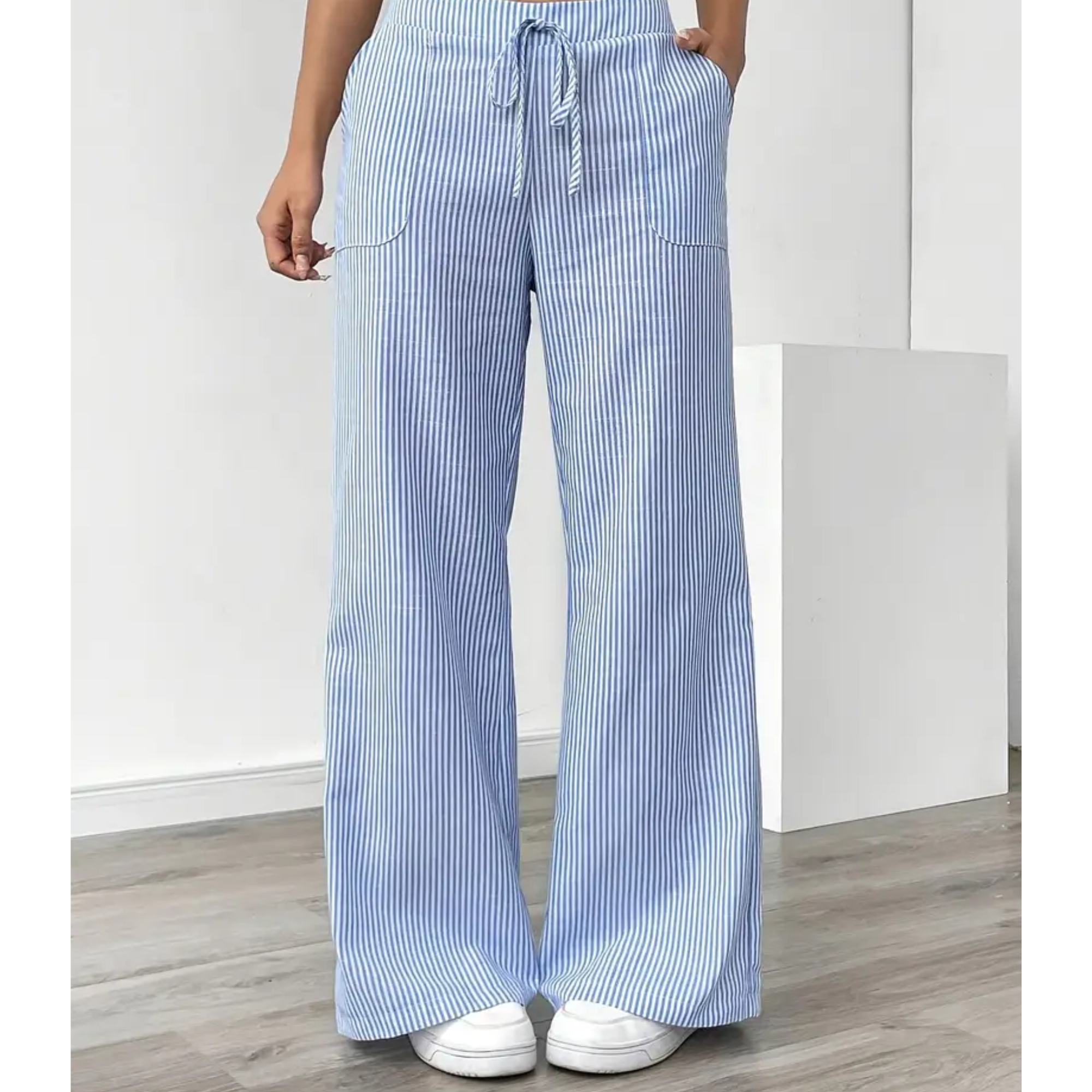 Iryna | Modern Pocket Striped Pant