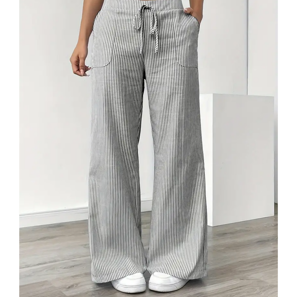Iryna | Modern Pocket Striped Pant