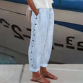 Darlin | Fashion Striped Pants With Side Pockets