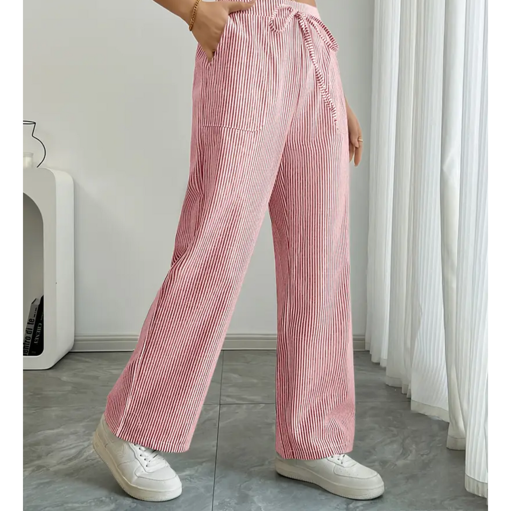 Iryna | Modern Pocket Striped Pant