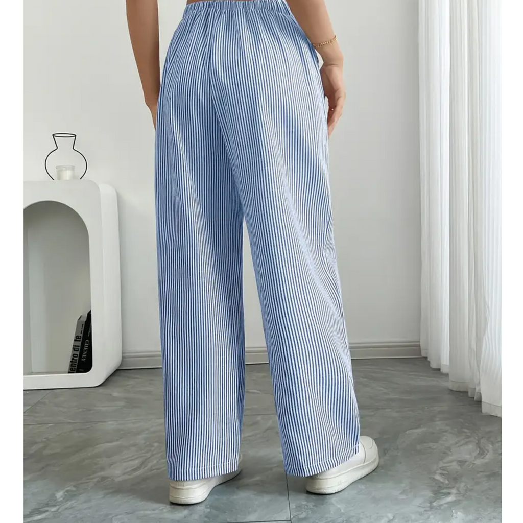Iryna | Modern Pocket Striped Pant