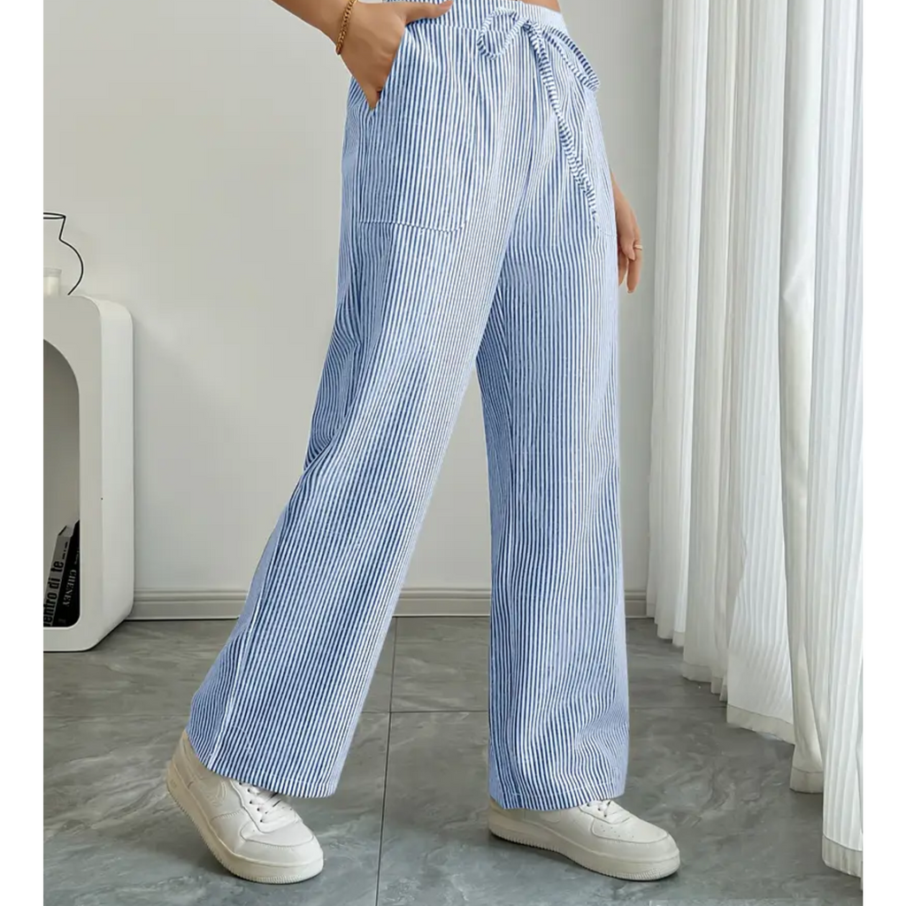 Iryna | Modern Pocket Striped Pant