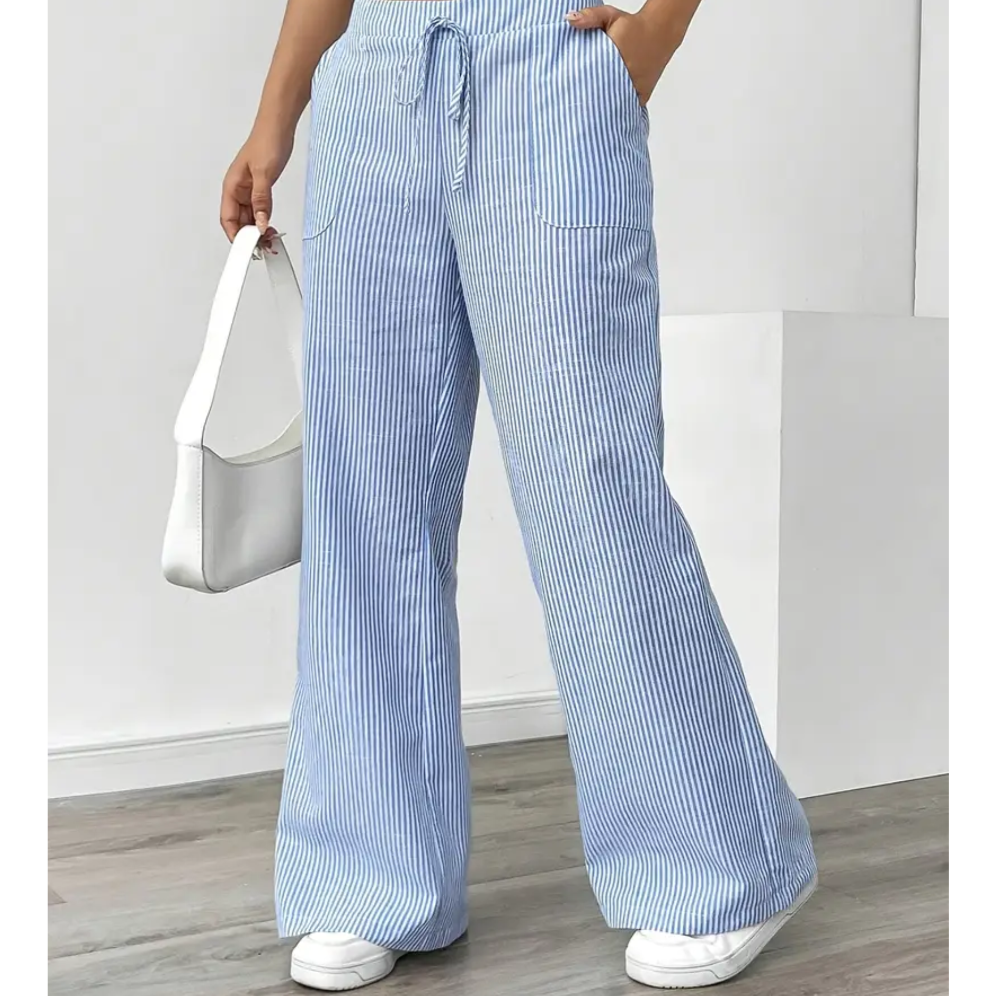 Iryna | Modern Pocket Striped Pant