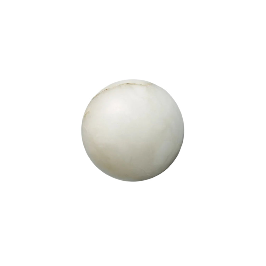 Contemporary Alabaster Wall Sconce | Hardwired Warm White Light for Bedroom 2