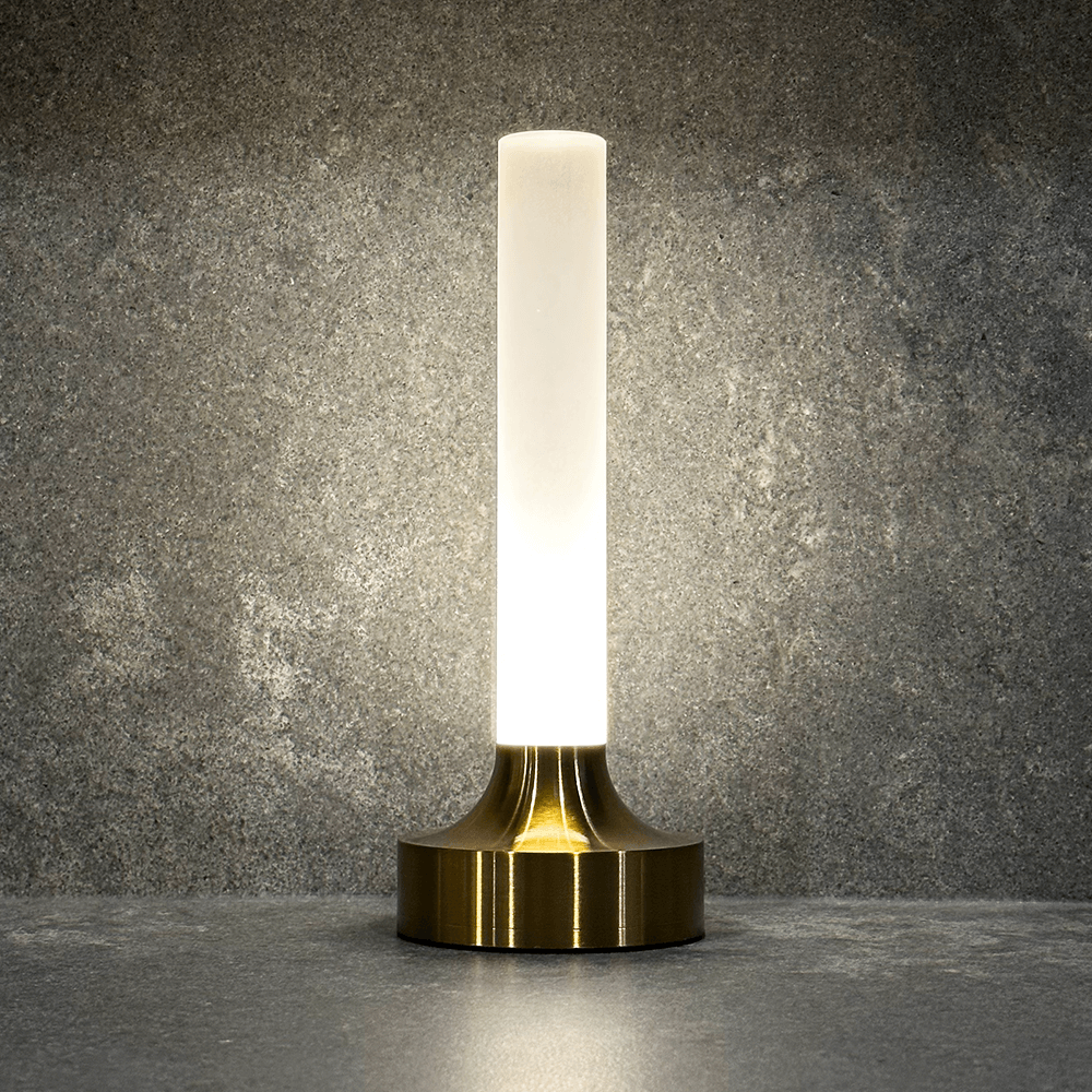 Contemporary Aluminium Table Lamp | Rechargeable Touch Control with 3 Colour Temperatures for Nightstand 2