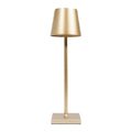 Contemporary Aluminum Table Lamp with Matte Acrylic | Rechargeable Touch Control Cordless Light for Bedroom 0