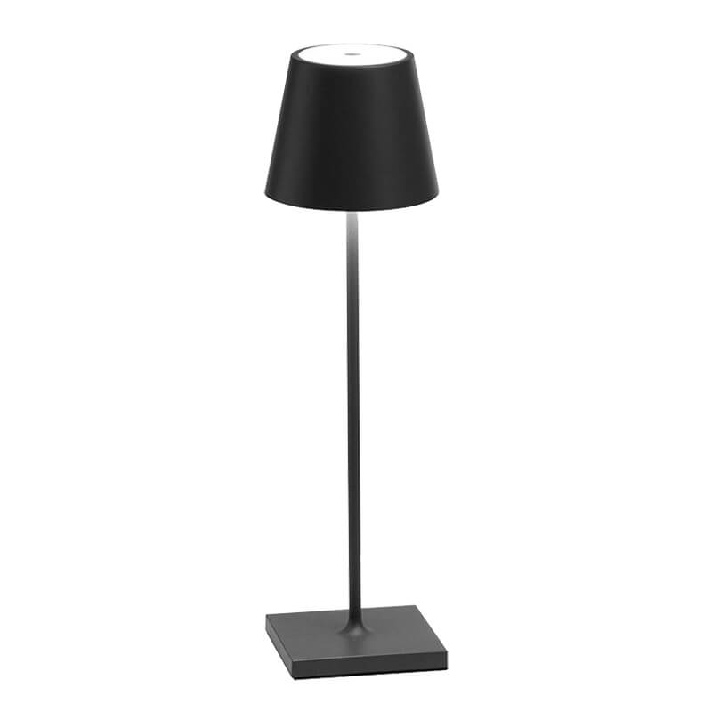 Contemporary Aluminum Table Lamp with Matte Acrylic | Rechargeable Touch Control Cordless Light for Bedroom 1