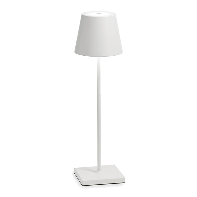Contemporary Aluminum Table Lamp with Matte Acrylic | Rechargeable Touch Control Cordless Light for Bedroom 2