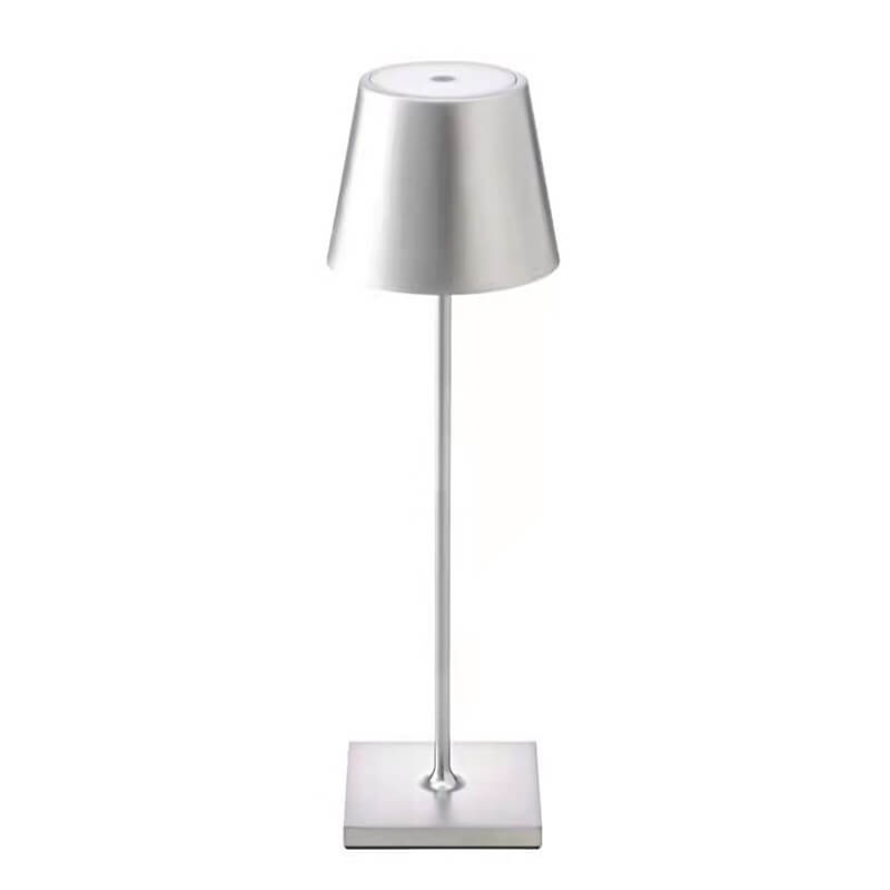 Contemporary Aluminum Table Lamp with Matte Acrylic | Rechargeable Touch Control Cordless Light for Bedroom 3