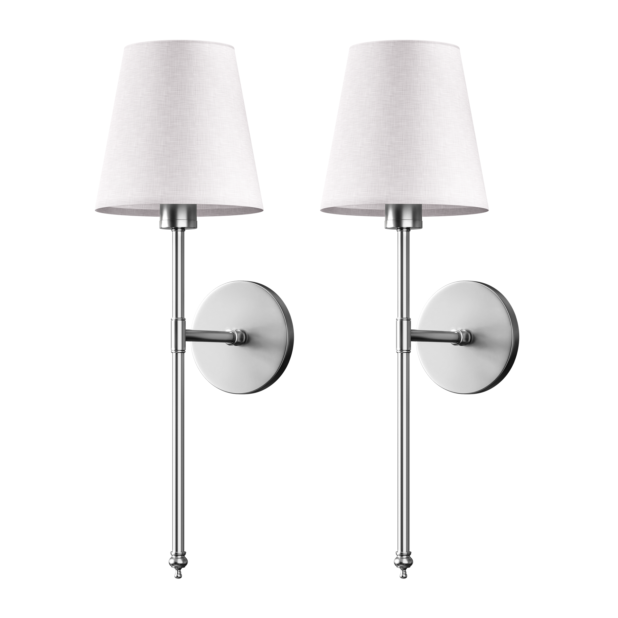 Contemporary Black Metal Battery Operated Wall Sconce | Cordless LED Light with Fabric Shade for Bedroom 6