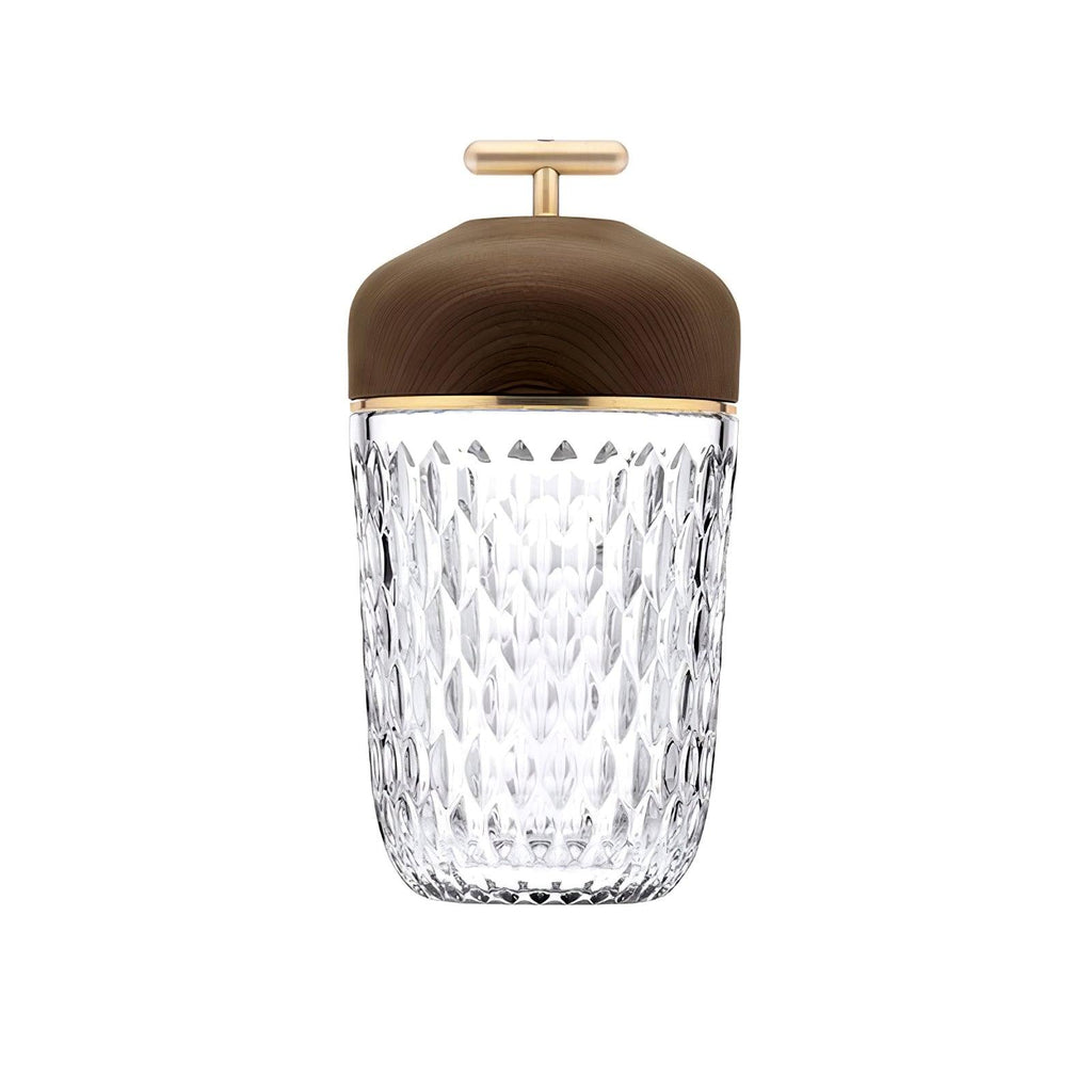 Contemporary Crystal Glass Table Lamp | Portable LED with USB Charging for Living Room 9