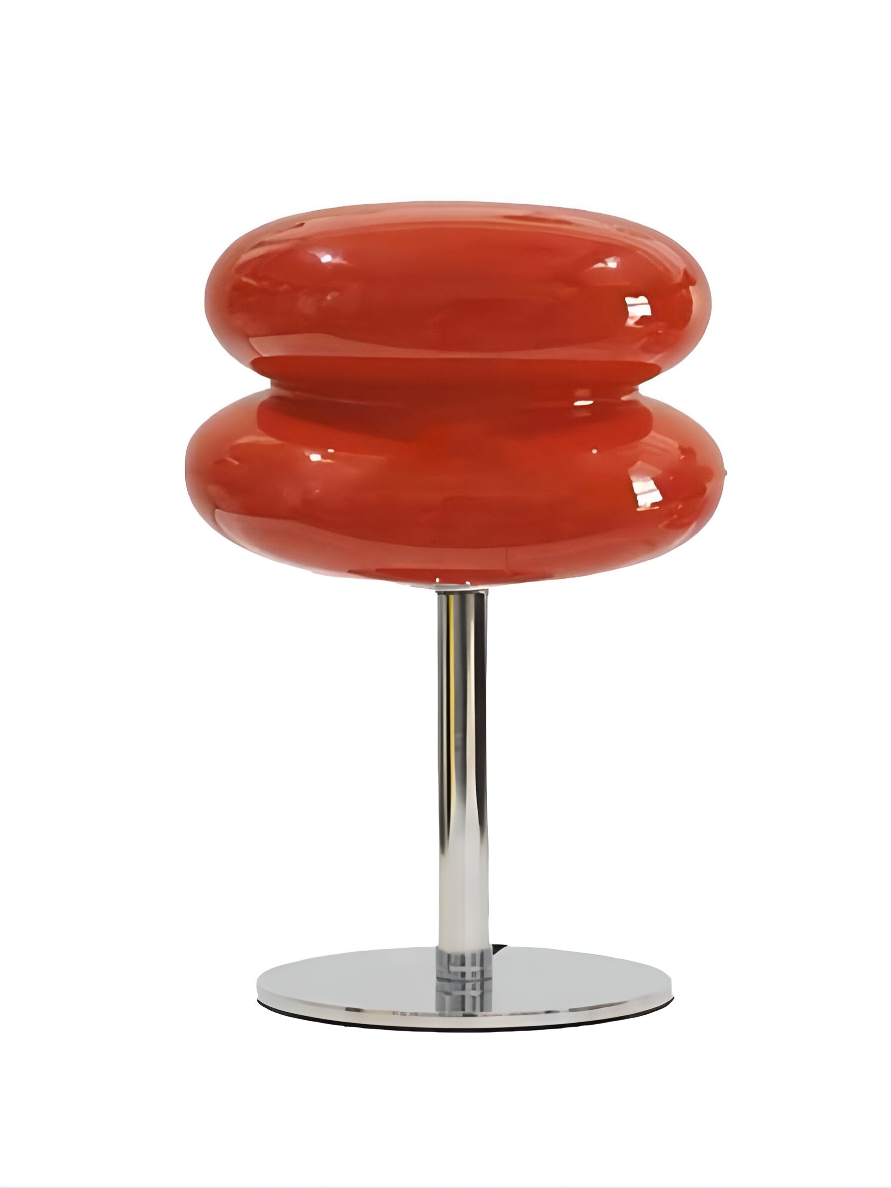 Contemporary Glass Table Lamp with Metal Base | USB Plug-In Three-Colour Light for Bedroom 10