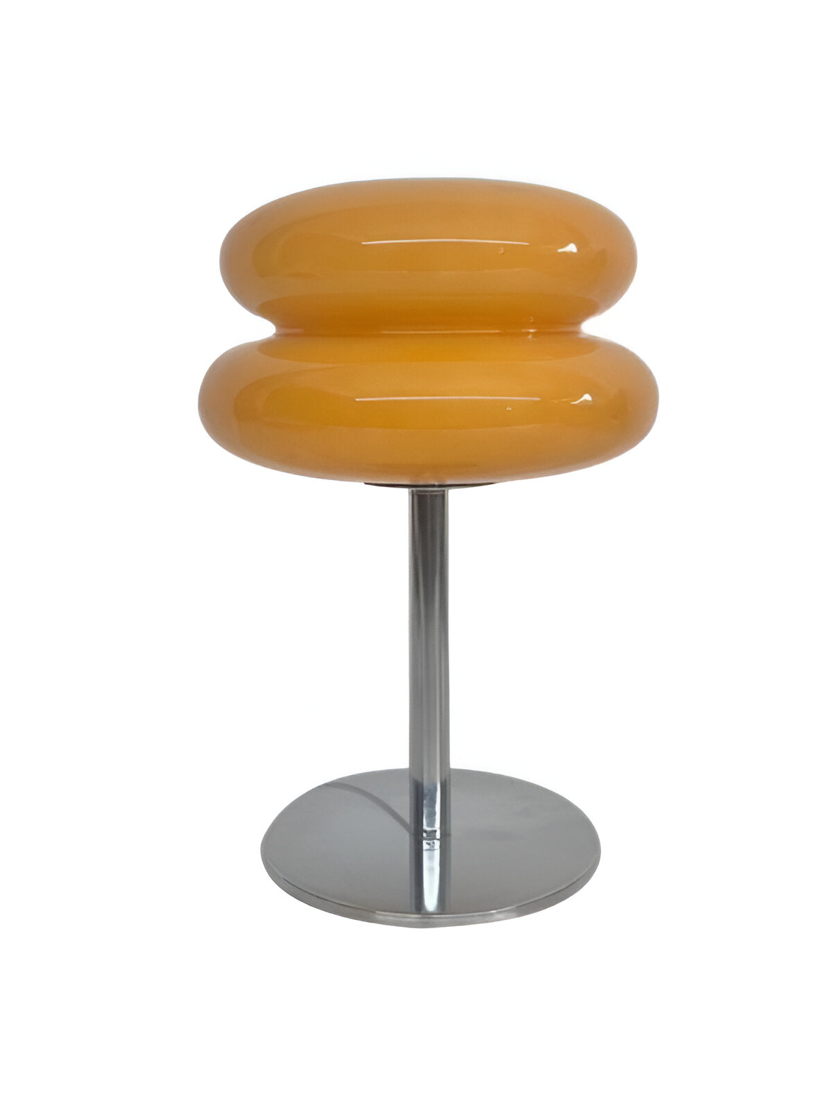 Contemporary Glass Table Lamp with Metal Base | USB Plug-In Three-Colour Light for Bedroom 7