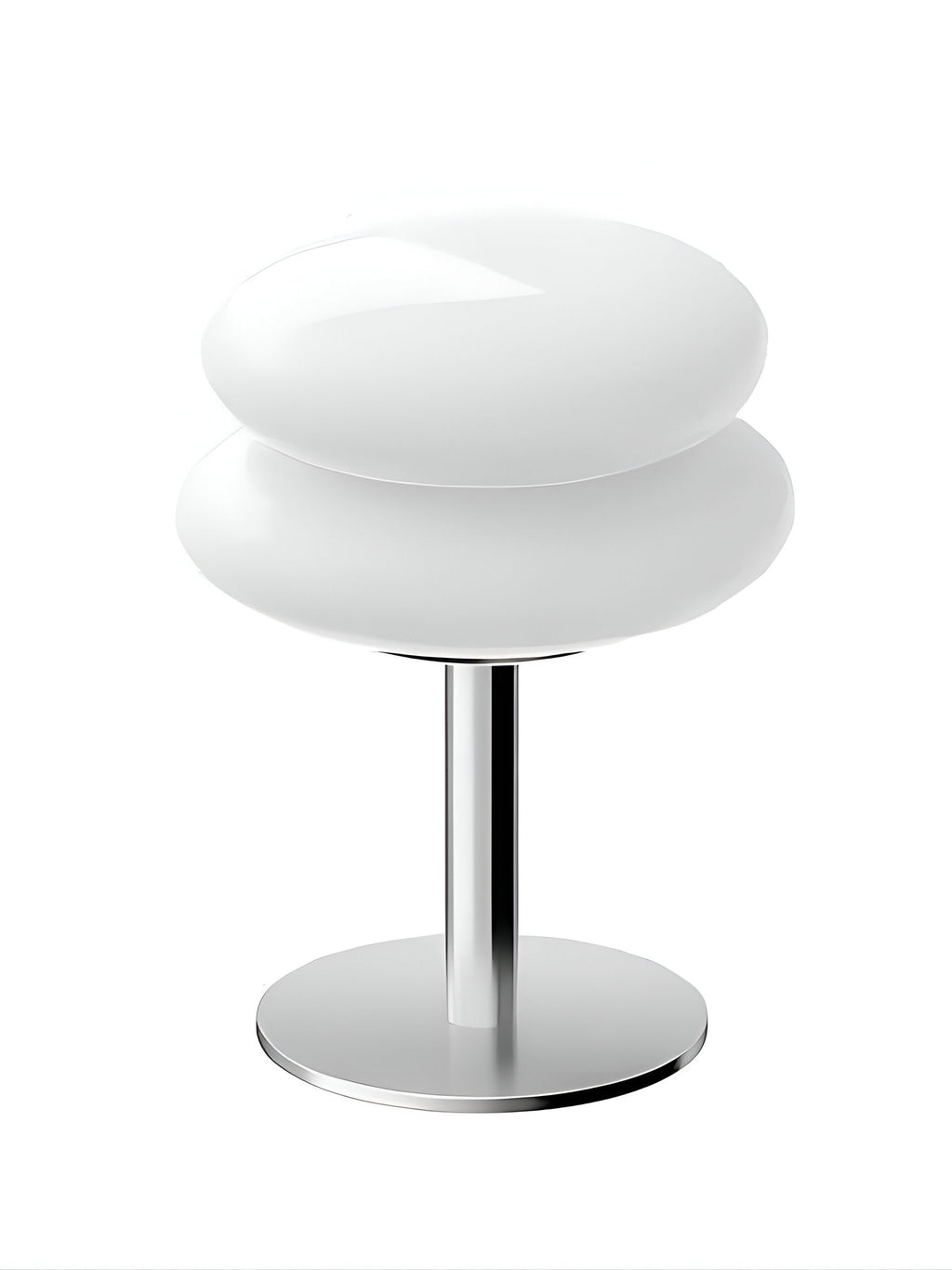 Contemporary Glass Table Lamp with Metal Base | USB Plug-In Three-Colour Light for Bedroom 8