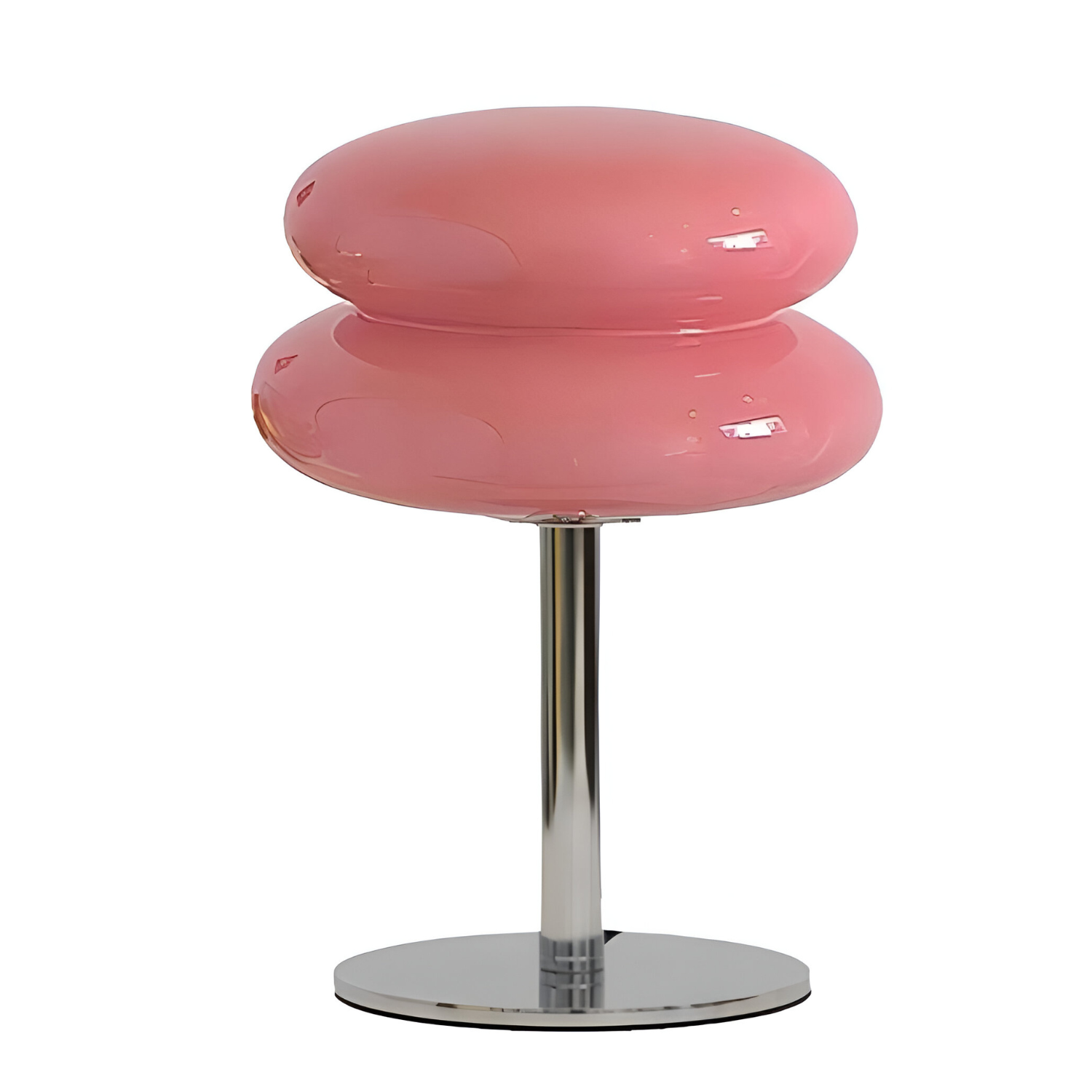 Contemporary Glass Table Lamp with Metal Base | USB Plug-In Three-Colour Light for Bedroom 9