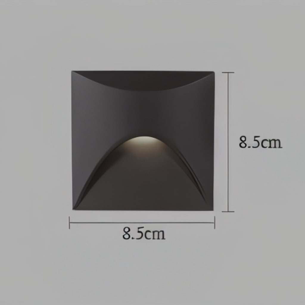 Contemporary Matte Black Metal Wall Sconce | Motion Sensor Lighting for Hallway 5