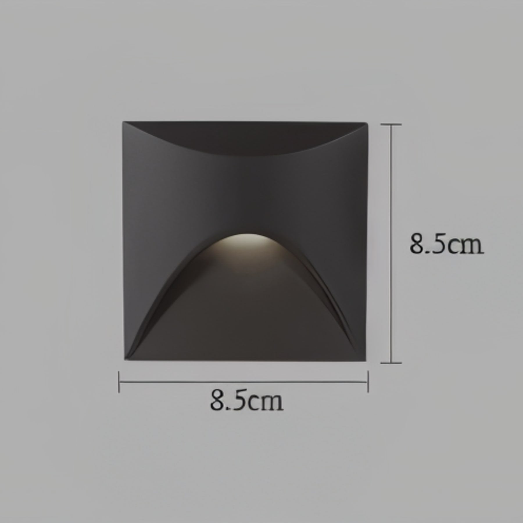 Contemporary Matte Black Metal Wall Sconce | Motion Sensor Lighting for Hallway 5