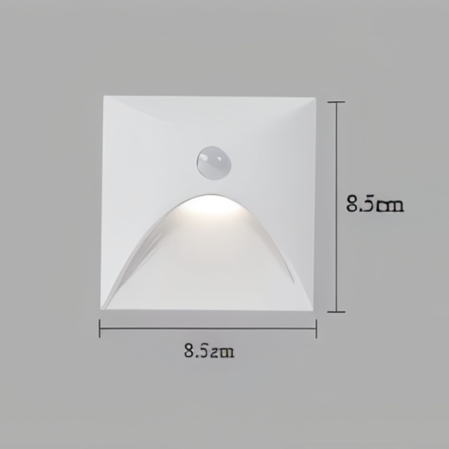 Contemporary Matte Black Metal Wall Sconce | Motion Sensor Lighting for Hallway 6