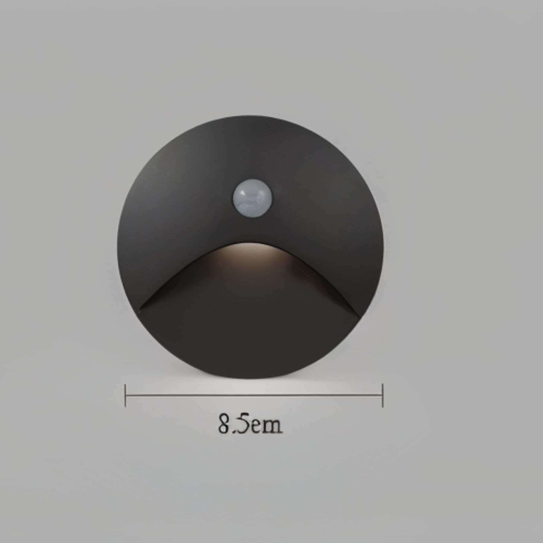 Contemporary Matte Black Metal Wall Sconce | Motion Sensor Lighting for Hallway 8