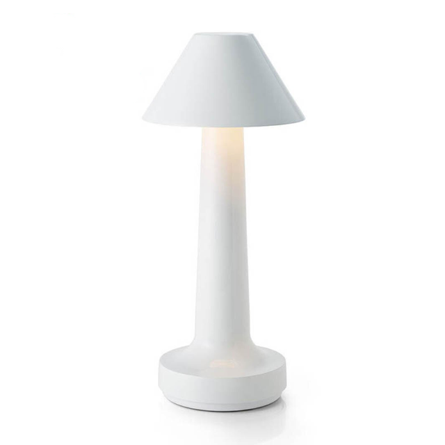 Contemporary Metal Cordless Table Lamp | LED with 3 Light Tones for Bedroom 5