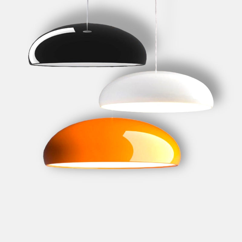 Contemporary Metal Dome Pendant Light | Adjustable LED Hanging Fixture for Kitchen Island 2