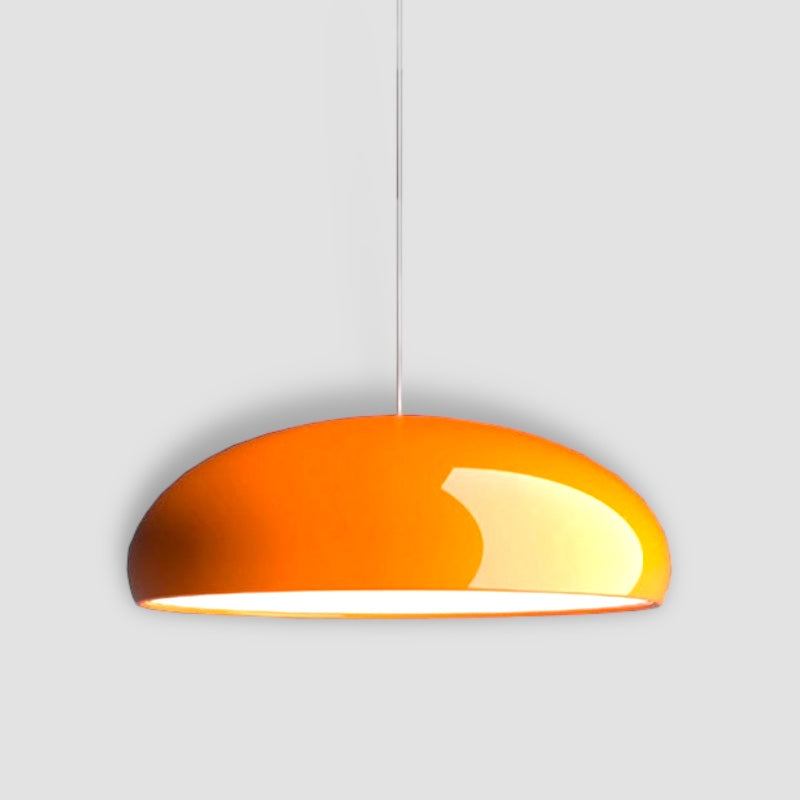 Contemporary Metal Dome Pendant Light | Adjustable LED Hanging Fixture for Kitchen Island 3