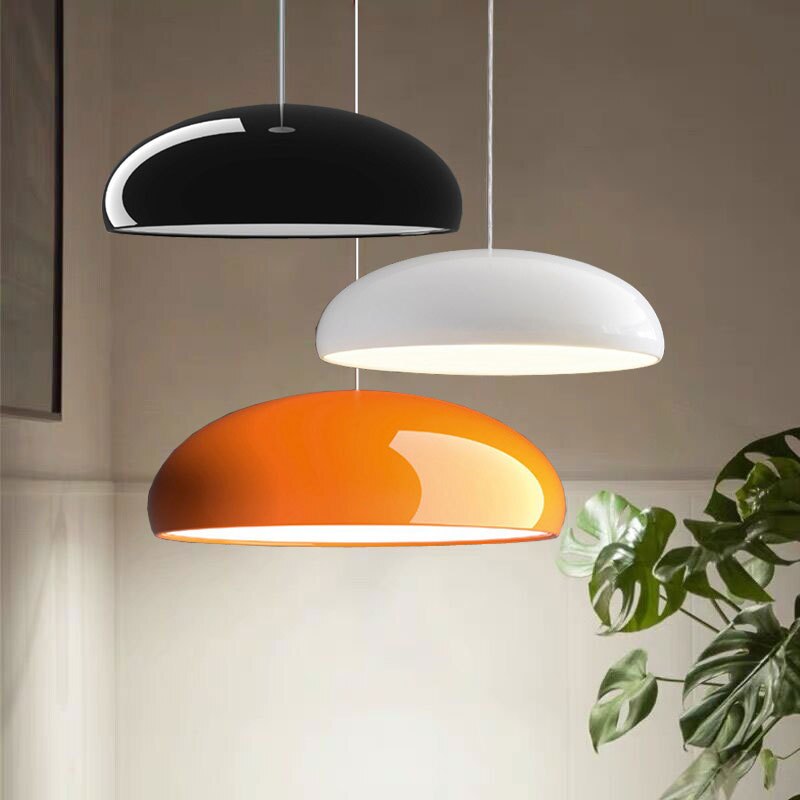 Contemporary Metal Dome Pendant Light | Adjustable LED Hanging Fixture for Kitchen Island 4