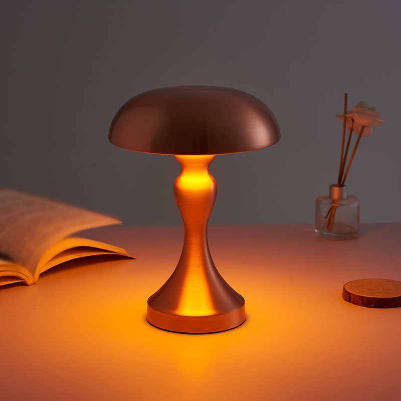 Contemporary Metal Plated Table Lamp | Adjustable Light Temperatures for Bedside Use 3
