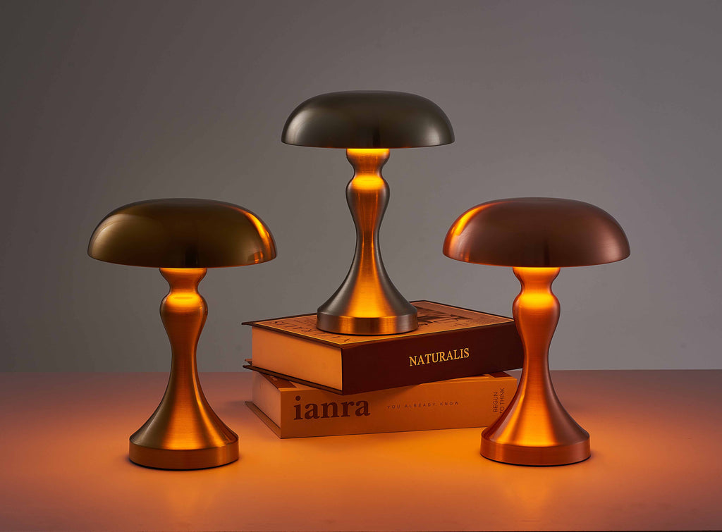 Contemporary Metal Plated Table Lamp | Adjustable Light Temperatures for Bedside Use 4