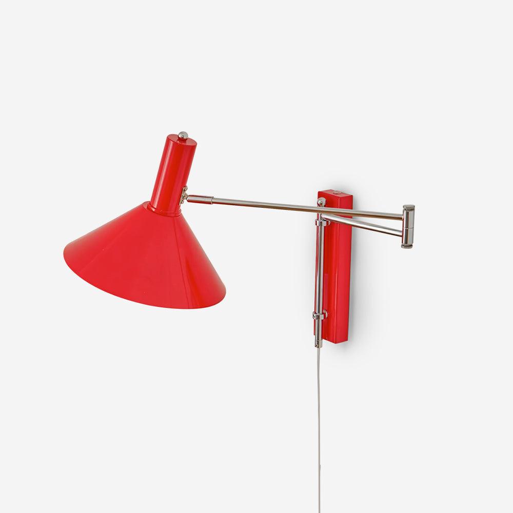 Contemporary Metal Plug-In Swing Arm Wall Lamp | Adjustable Task Lighting for Bedroom and Living Room 1