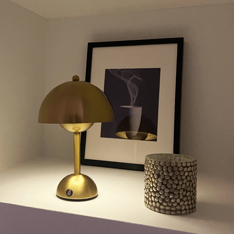 Contemporary Polycarbonate Cordless Table Lamp | Touch Control Adjustable Light for Desk or Bedside 2