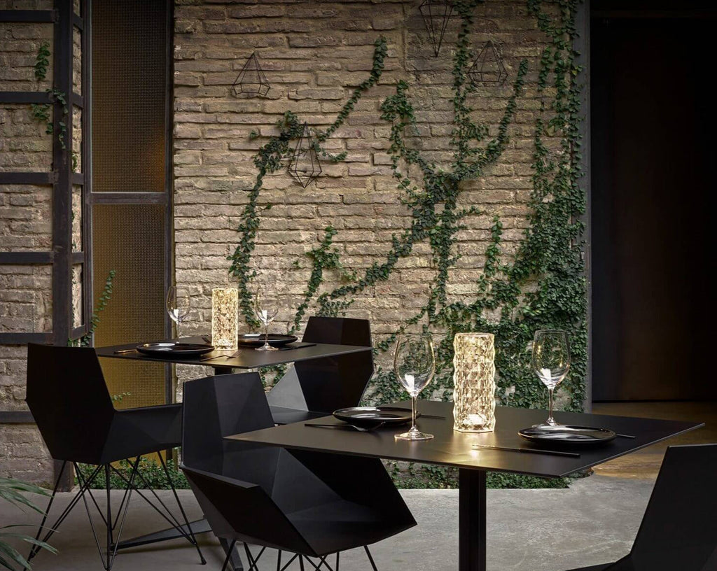 Contemporary Transparent Thermoplastic Crystal Table Lamp | Cordless Touch Control Light for Indoor Outdoor Use 7