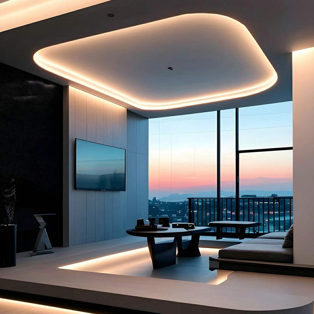 Contemporary Waterproof LED Strip Light | Flexible Recessed Illumination for Outdoor Garden 2