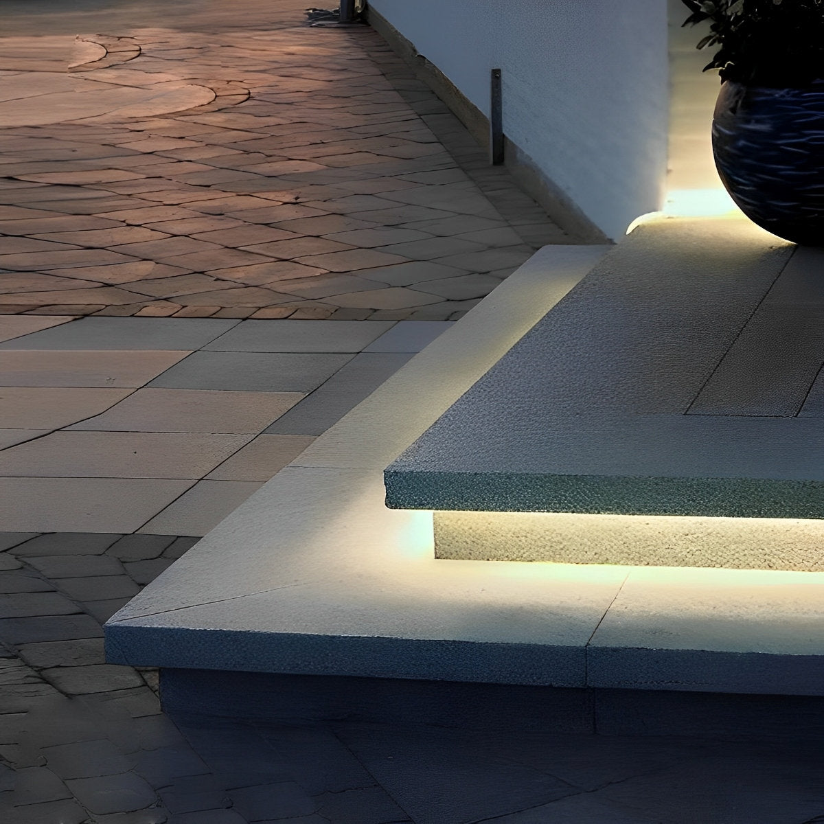 Contemporary Waterproof LED Strip Light | Flexible Recessed Illumination for Outdoor Garden 7