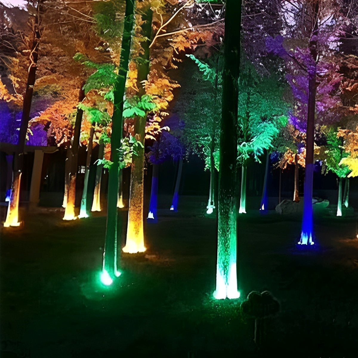 Industrial Black Metal Arc Spot Lights | Waterproof LED Outdoor Lighting for Garden 7