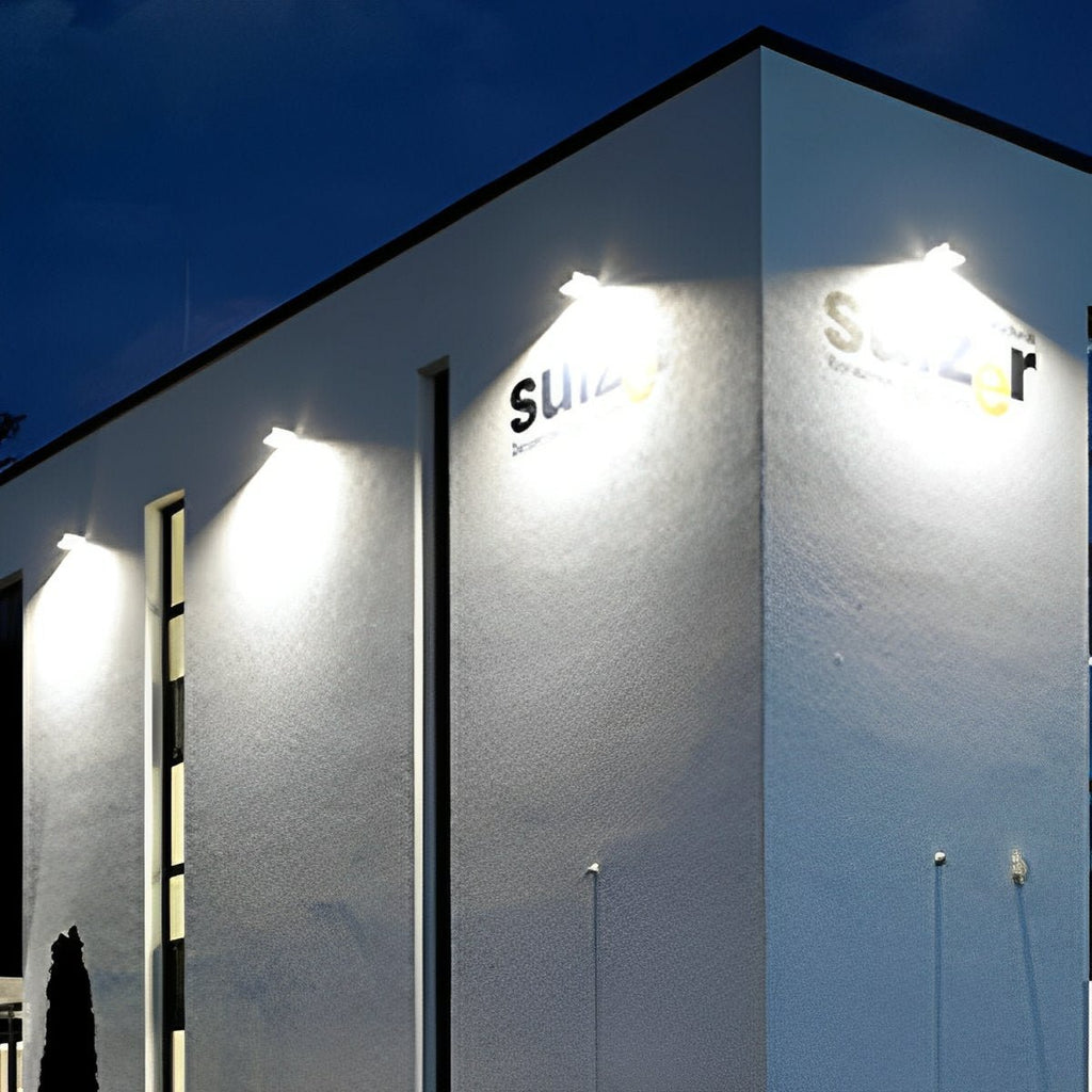 Industrial Gray Die-Cast Aluminum LED Flood Light | Waterproof Outdoor Lighting for Facades and Events 0