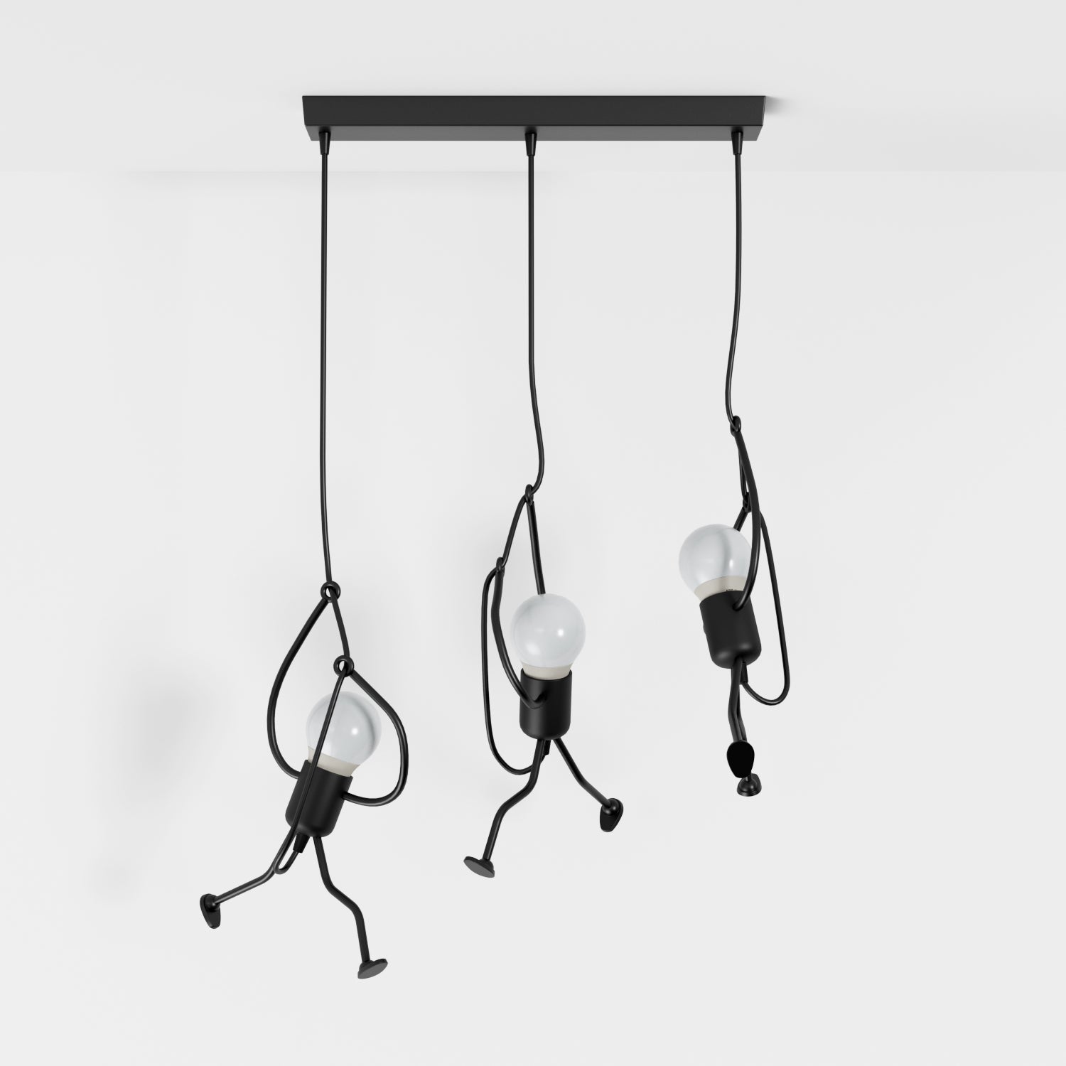 Industrial Wrought Iron Pendant Light | Adjustable Cord for Kitchen or Dining Room 5