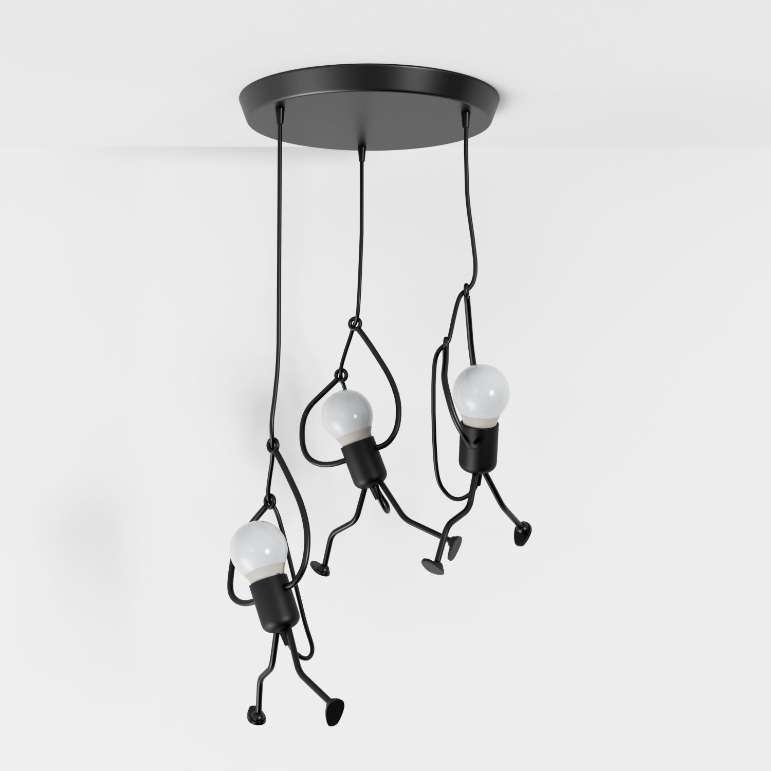 Industrial Wrought Iron Pendant Light | Adjustable Cord for Kitchen or Dining Room 9