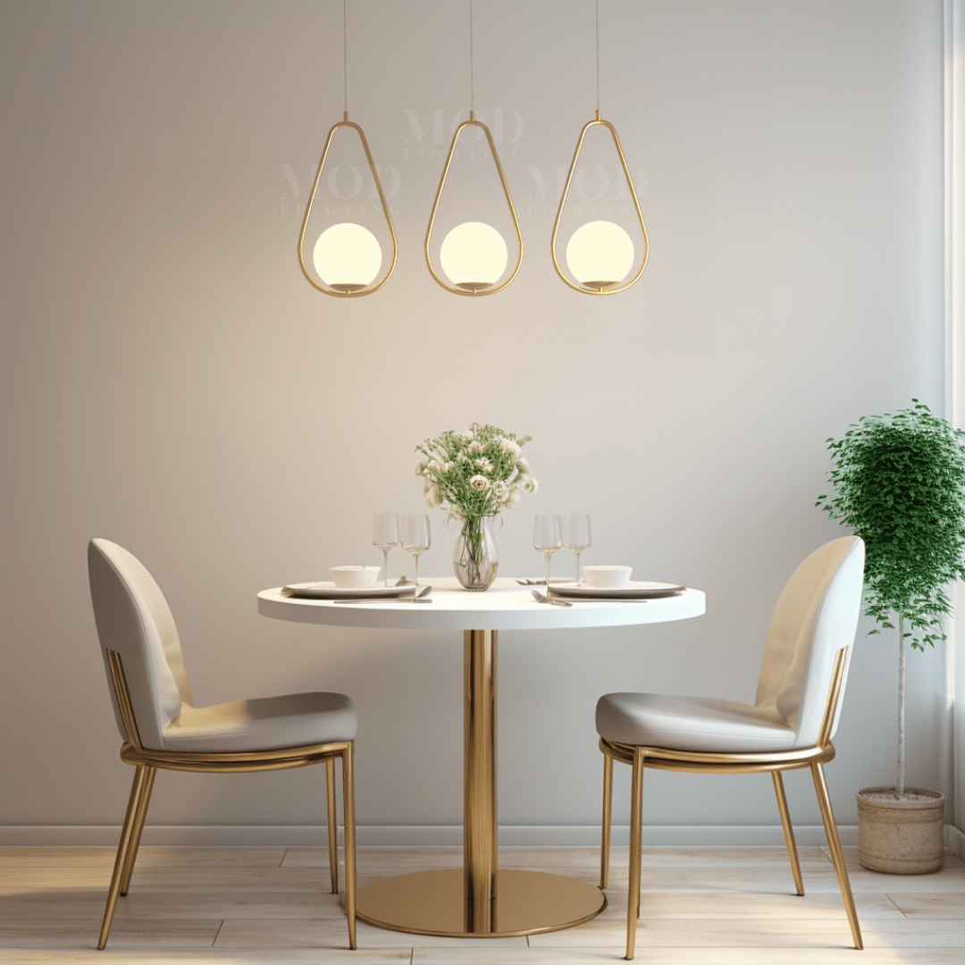 Minimal Black Metal Oval Cage Pendant Light | Adjustable Warm Light for Dining Room 1