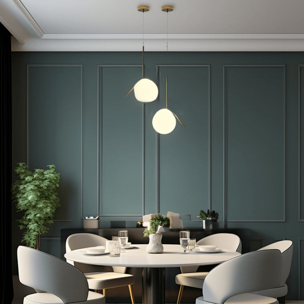 Minimal Black Metal Oval Cage Pendant Light | Adjustable Warm Light for Dining Room 7