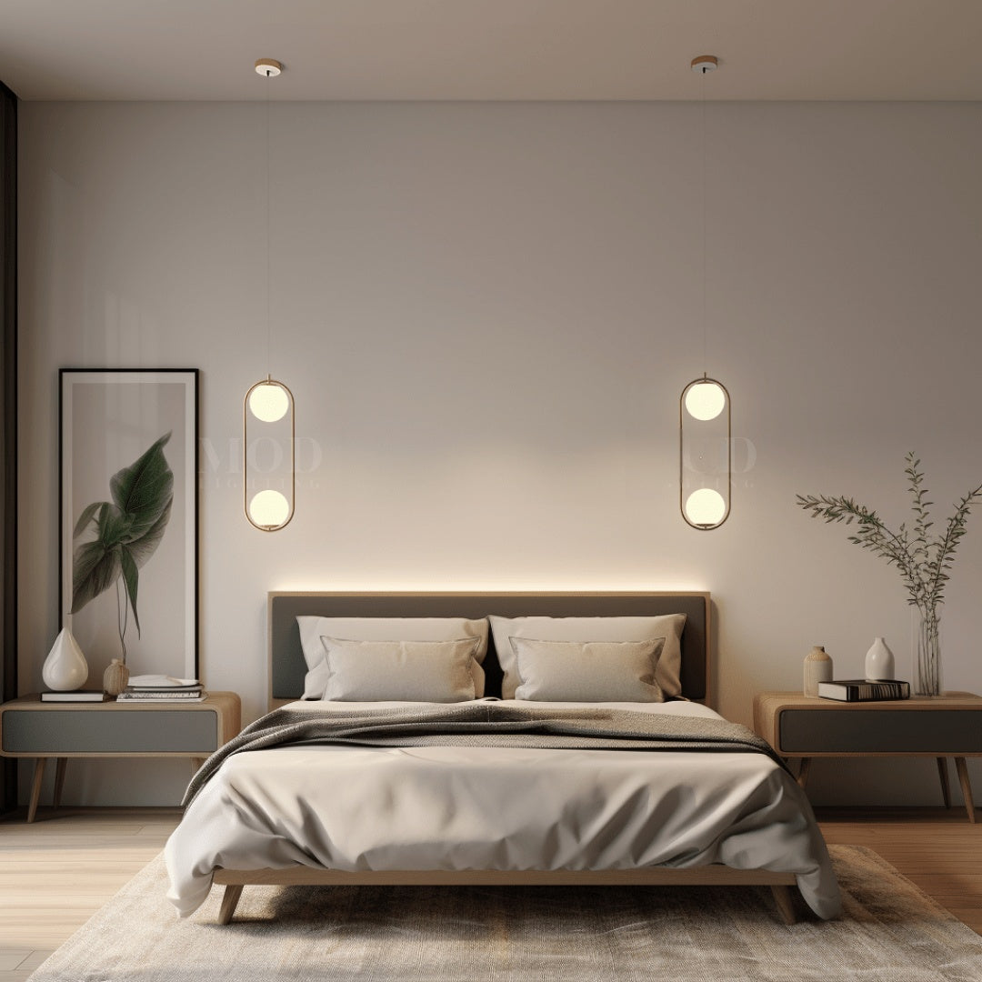 Minimal Black Metal Oval Cage Pendant Light | Adjustable Warm Light for Dining Room 9