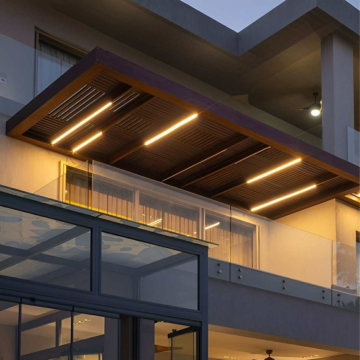 Minimalist Black and White Aluminum LED Ceiling Light | Dimmable Modern Fixture for Living Room 6