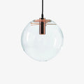 Minimalist Clear Glass Pendant Light | Adjustable Hanging Lamp for Dining Room 0