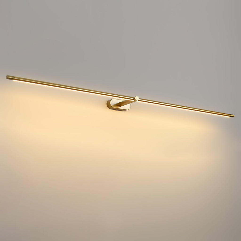 Minimalist Iron and Aluminium Linear Wall Light | Adjustable LED Fixture for Living Room 9