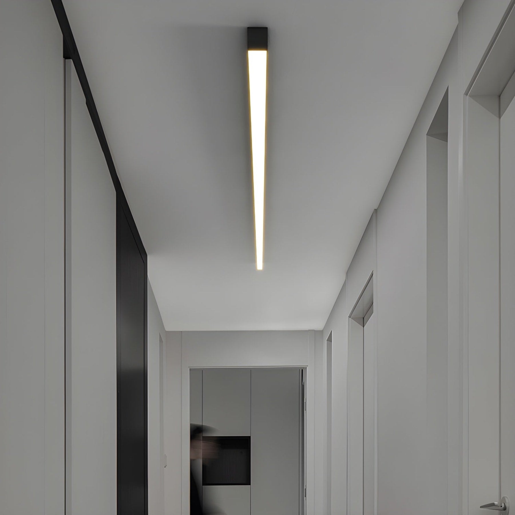 Minimalist Matte Metal Ceiling Light Fixture | Dimmable LED Neutral Light for Living Room 5