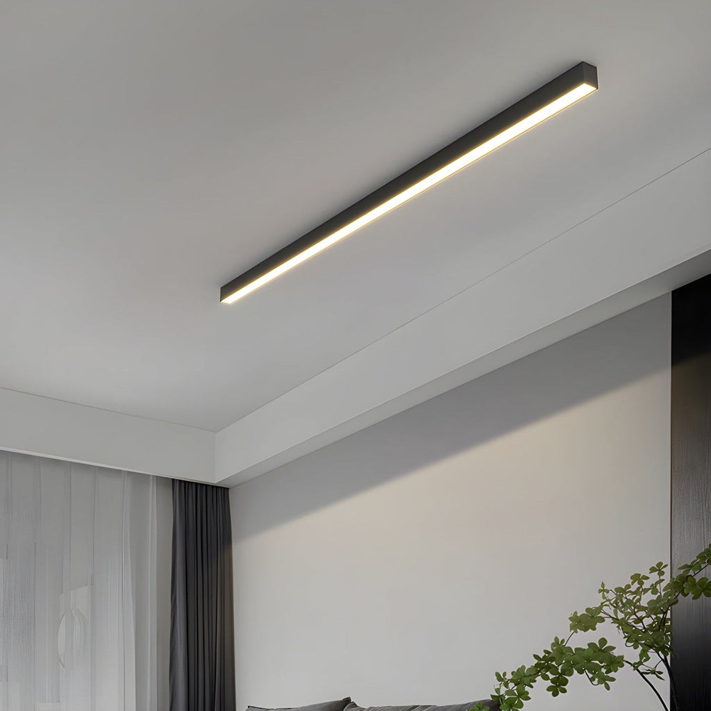 Minimalist Matte Metal Ceiling Light Fixture | Dimmable LED Neutral Light for Living Room 6