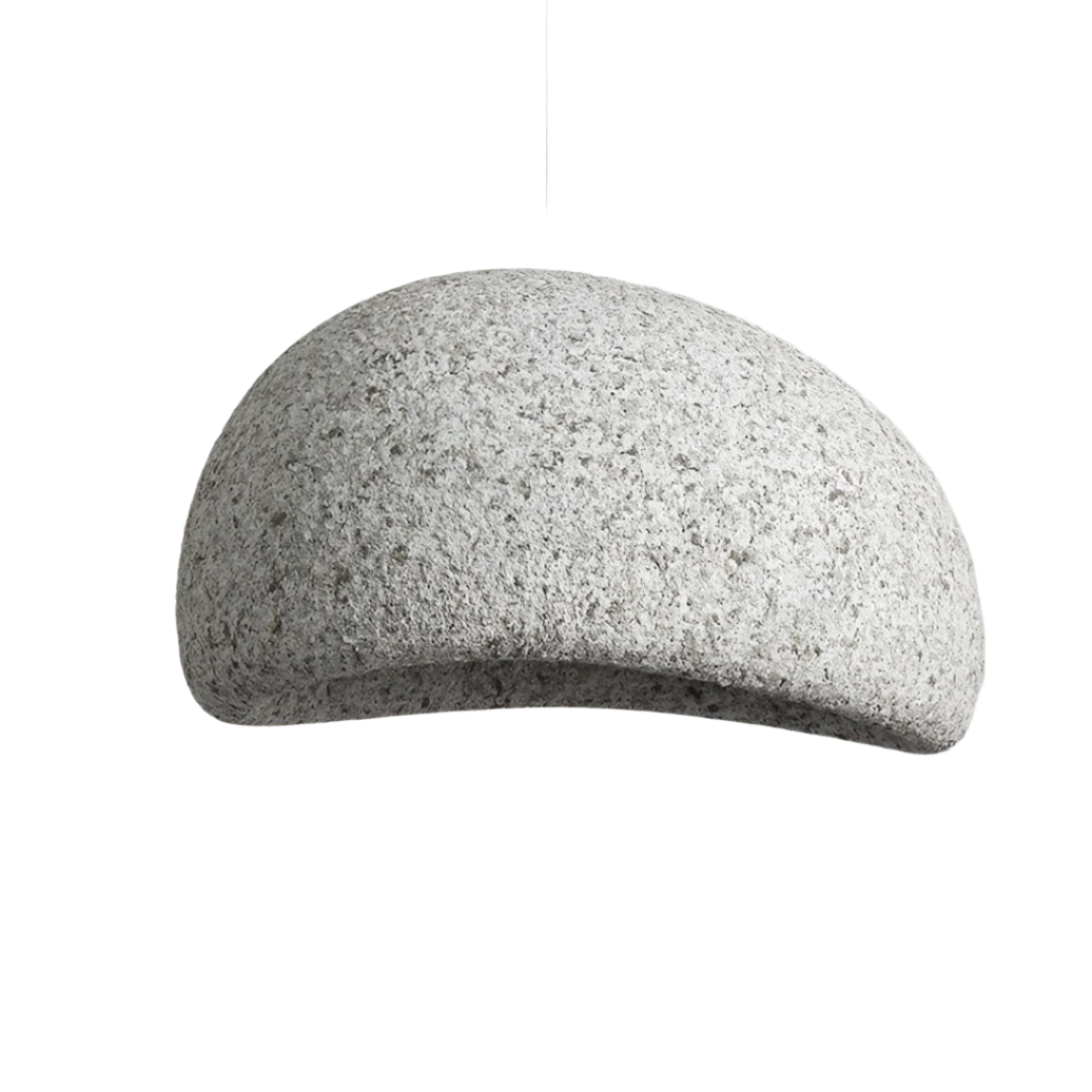 Minimalist Matte White Polystyrene Pendant Light | Three-Colour Dimming for Dining Room 1